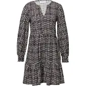 Comma Robe écru / bleu marine