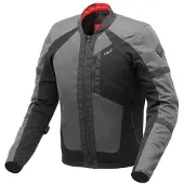 T-ur Veste d'été Atlas Gris Noir avec homologation européenne taille M