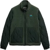 Superdry Veste mi-saison olive / vert foncé