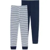 Schiesser Sous-vêtements bleu foncé / blanc