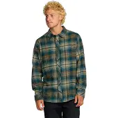 Billabong Coastline Long Sleeve Shirt Vert S Homme