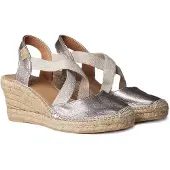 Toni pons Saba-p Wedge Espadrilles Beige,Argenté EU 40 Femme