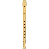 Hohner Resin C Soprano Recorder German Fingering Ivory Ral 1013