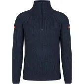 Normani Pull-over 'Höntrup' bleu foncé / jaune / rouge / noir