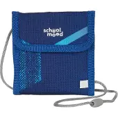 School-mood pochette tour de cou porte-monnaie Neck Pouch Jonas bleu