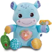 Vtech Federhipo Cuddly Sensory Plush Spanish Version Bleu Enfants