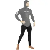 Seac Sub Black Shark Open Cell 7 Mm Spearfishing Pants Gris XL Homme