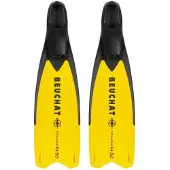 BEUCHAT Mundial One-50 Soft Flex Freediving Fins Jaune EU 39-40