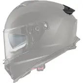 Premier Helmets Typhoon Helmet Rear Spoiler Noir
