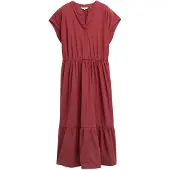 Tom Tailor Robe Sans Manches Solid Volants