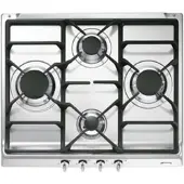 Smeg Table De Cuisson à Gaz S60ghs 60 Cm 4 Feux