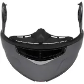 LS2 Ff908 Helmet Chinguard Argenté