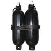 Seachoice Twin Eye Fender Kit Noir 14 x 51 cm