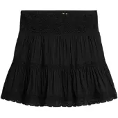 Superdry Ibiza Lace Mix Short Skirt Noir XS Femme