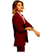 & Me Nancy Blazer Rouge 38 Femme