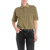 Replay W3396.000.23766g Short Sleeve Polo Vert L Femme