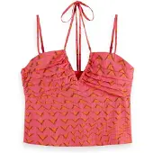 Scotch & Soda U9a00700t Sleeveless Top Rose 36 Femme