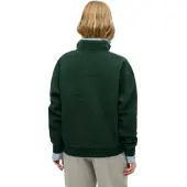 Superdry Femme Sweat en Polaire à col Camionneur Country Club Vert Taille: 36