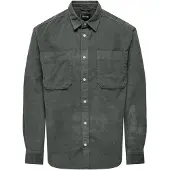Only & Sons Chemise 'ONSAlp' gris foncé