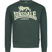 Lonsdale Sweat-shirt 'Go Sport' écru / bleu / sapin / rouge