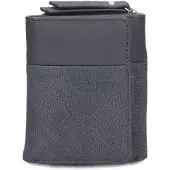 Zwei Porte-monnaies 'Eva' bleu foncé