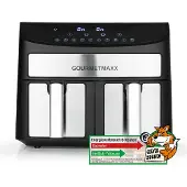 Gourmet Maxx Friteuse à air chaud double chambre 7 l, 2400 W