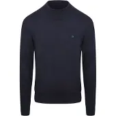 Scotch & soda Pull Col Roulé Marine Bleu Bleu foncé taille S