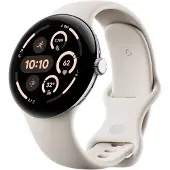 Google Pixel Watch 3 Argent/Crème 45 mm