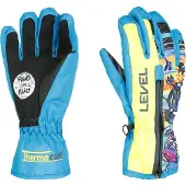 Level Dudy Gloves Jaune,Bleu 4-5 Years Enfants