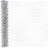 vidaXL Clôture en fil barbelé , 10 x 1,6 m, acier galvanisé, couleur argent