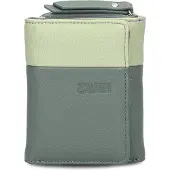 Zwei Porte-monnaies 'Eva' vert / vert pastel