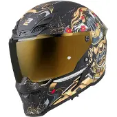Bogotto Casque Blade Armour, noir/doré, XL