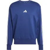 Adidas Essentials 3 Stripes Fleece Sweatshirt Bleu 2XL Homme