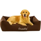 Flamingo Dreambay Dog Bed Marron 120 x 95 x 28 cm