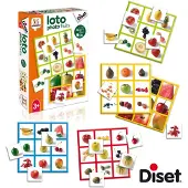 Diset Jouet éducatif Loto Photo Fruits