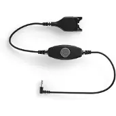 Epos CMB 01 CTRL - Câble pour casque - prise casque mâle droite à mini prise mâle coudée