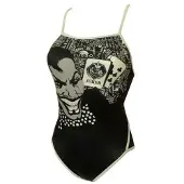 Turbo New Jocker Swimsuit Noir,Gris S Femme