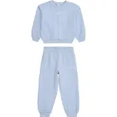 Nike Kids Essential Fleece Crew Long Sleeve Set Bleu 3-4 Years Enfants