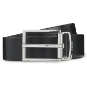 BOSS Ceinture réversible en cuir italien à double texture