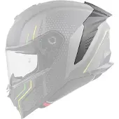 Premier Helmets Hyper Helmet Rear Spoiler Gris