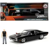 Jada Fast&furious Dodge Toreto 1:24 Figure Noir Enfants