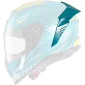Premier Helmets Hyper Helmet Rear Spoiler Clair