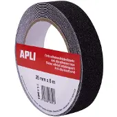 APLI Ruban Adhésif Antidérapant Marches Escaliers 25mm X 5 M Apli