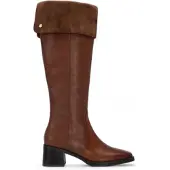 Carmela pour femme. 16269101-CAMEL Bottes en cuir 162691 marron (36), 3 à 5 cm, Fermeture éclair, Casuel, Classique
