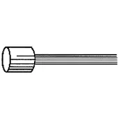 Vparts 1.1m 4mm 578-000-24 Clutch Cable 100 Units Argenté