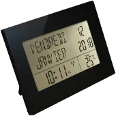 Orium Horloge calendrier radio contrôlée Memento -