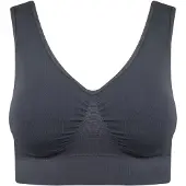 Magic bodyfashion Soutien-gorge 'Bamboo' gris foncé