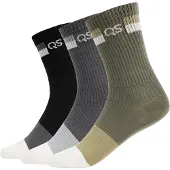 QS Chaussettes gris / olive / noir / blanc