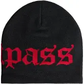 Bershka Bonnet 'FASTPASS' rouge / noir