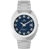 Timex Montre à affichage analogique argent